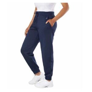 Nautica Ribbed Cuffs Slant Pocket Workout Joggers Pants Mens Navy Seas Size XL